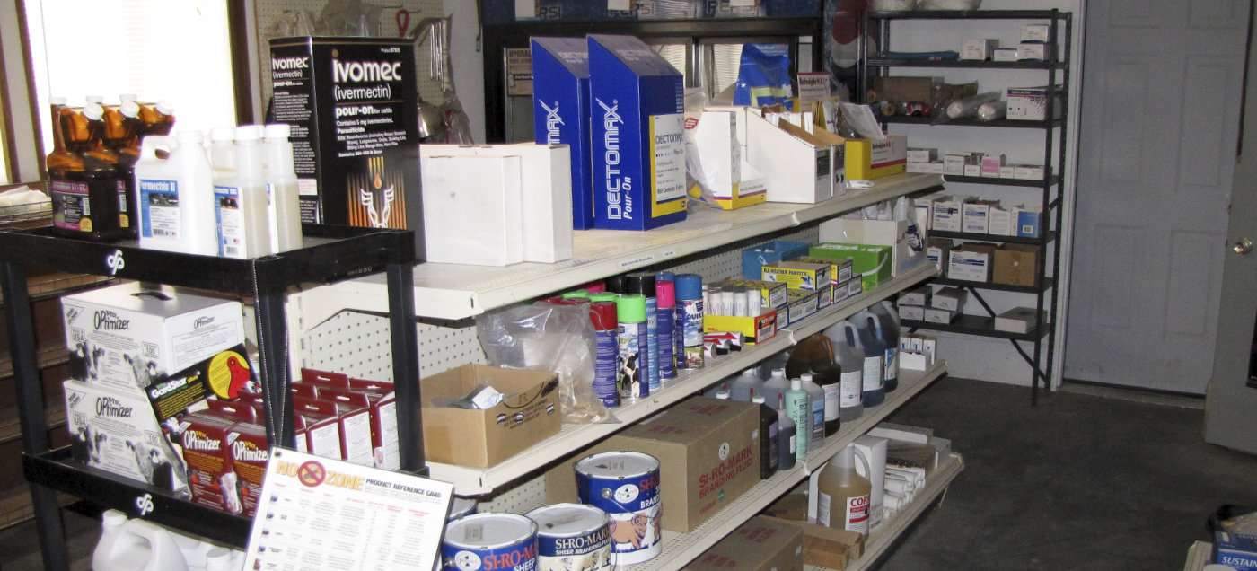 	STORE & SUPPLIES We offer a fully-stocked veterinary supply center, with cattle, equine, and small animal vaccinations and more.